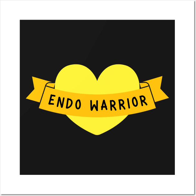 Endometriosis awareness - Endo Warrior Wall Art by Ivanapcm